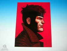 Mondo Gambit Mike Mitchell Portrait Print Marvel Comics X-Men Giclee Proof