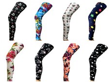 Kinder Mädchen  Leggings Leggins Hose Baumwollmischung Neu 110 - 158