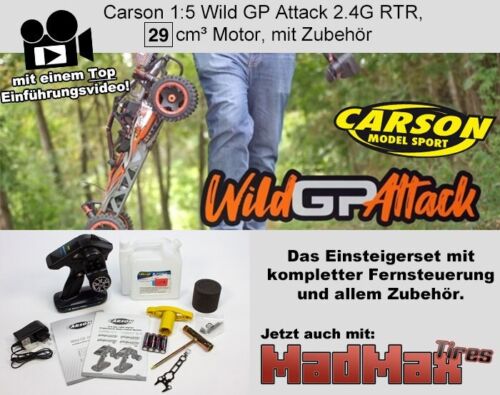 Carson 1:5 Wild GP Attack blau 2.4G RTR, 29 cm³ Motor, mit Zubehör - Bild 15 von 15