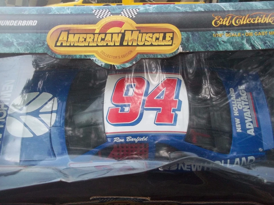 Ron Barfield # 94 New Holland Thunderbird 1/18 Scale Diecast NASCAR Model - Image 2 of 2
