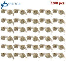 7200Pcs 1-3/4" × 0.12" Galvanized Coil Roofing Nail 3/8" Head Diameter 15 Degree