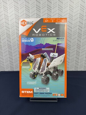 Vex Robotics Rover Explorer Build Genius STEM Starter Construction Set Hex Bug