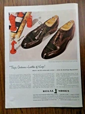 1944 Regal Shoes Ad Game of Chess  1944 Eversharp Pens 14 K Ad