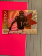 2021 PANINI ILLUSIONS JA'MARR CHASE SHINING STARS ACETATE ROOKIE CARD ~ #SS-17