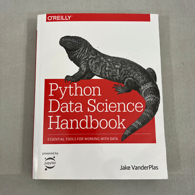 Python Data Science Handbook Jake VanderPlas O Reilly 2017 TPB Textbook Jupyter