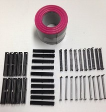 Flat Cable 40 Pin Wires Ribbon 50mm wide 6 Ft. Long and 10 sets IDC Connector