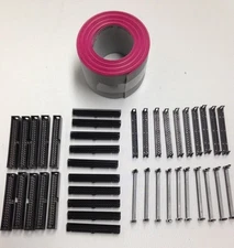 Flat Cable 40 Pin Wires Ribbon 50mm wide 6 Ft. Long and 10 sets IDC Connector