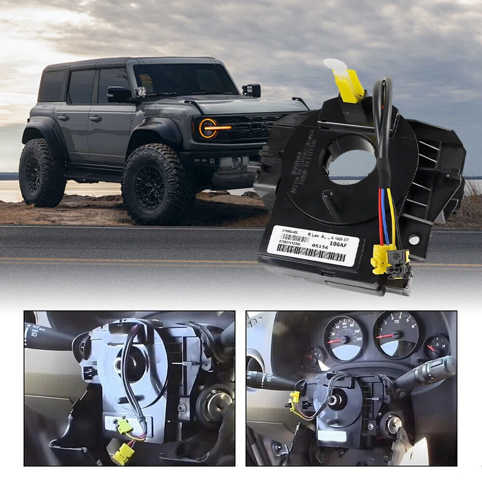 Fit For 07-18 Chrysler Dodge Jeep with Angle Sensor Steering Wheel Clock Spring - image 4 of 4