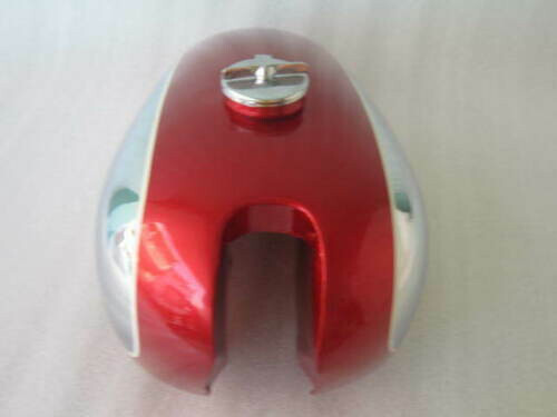 Matchless G12 CSR Competition Chrome & Painted Fuel Petrol Tank - Foto 7 di 9