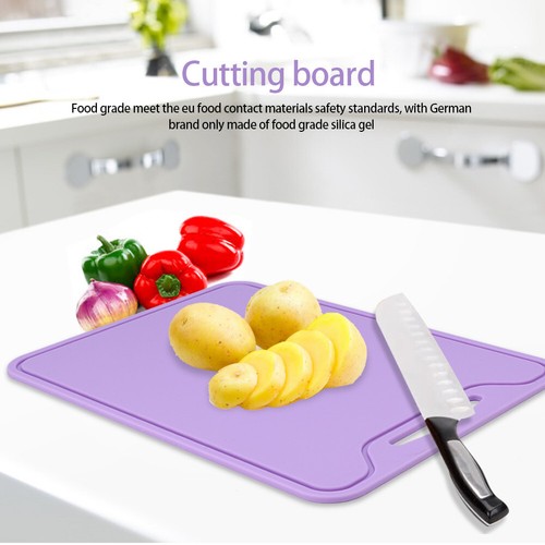 Food Grade Silicone Flexible Cutting Board For Home Kitchen Use CBK - Picture 5 of 7