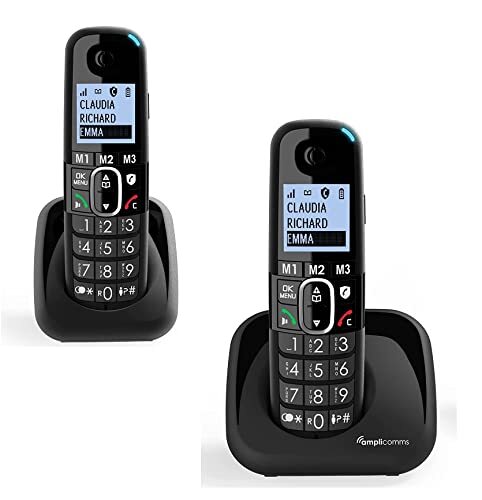 Amplicomms per Delta 2 Telefoni Cordless DUO Amplificati x Anziani (y9j)