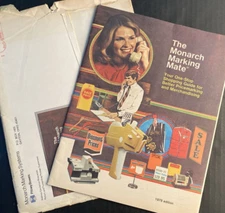 1978 Pitney Bowes Monarch Marking System Catalog Vintage