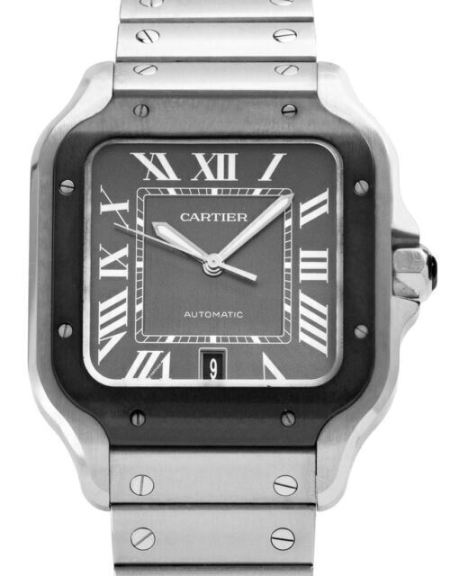 Cartier Santos de Cartier - 39.8 mm, Steel for sale | eBay