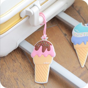 ice cream luggage tag