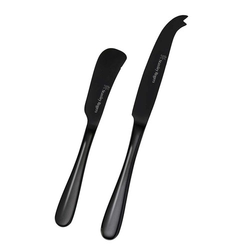 2pc Stanley Rogers Albany Stainless Steel Cheese Knives Utensil Cutlery Onyx - Picture 3 of 5