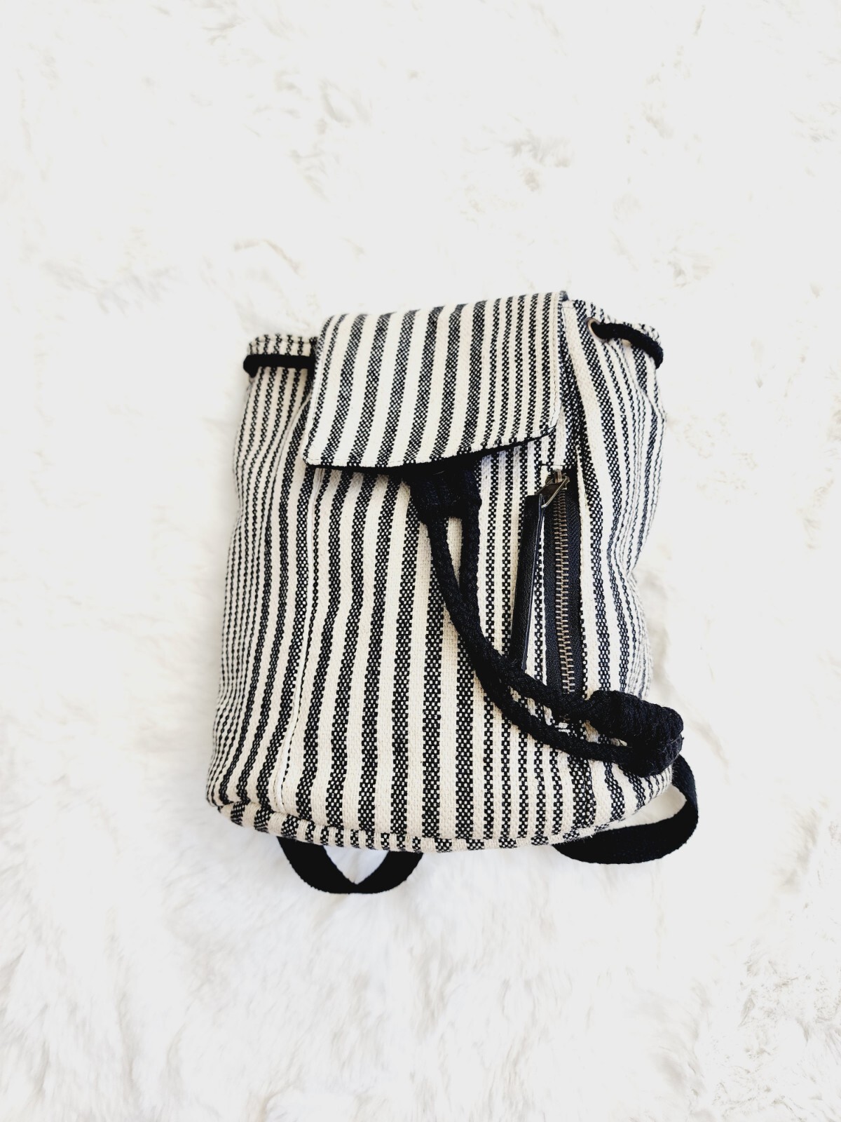Soft Flap Mini Backpack Universal Thread Goods Bl… - image 1