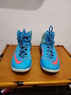 Nike Prime Hype DF II Men's Size 11 Basketball Shoes Blue Orange 806941-400