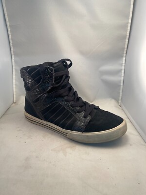 Supra Skytop Skateboarding or Casual Shoes Men Size BK