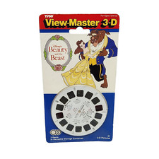 VINTAGE 1991 VIEW MASTER 3D REELS BEAUTY AND THE BEAST NEW IN PACKAGE SEALED