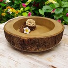Mango Wood Bowl Solid Wood Decorative Plate Storage Key Holder