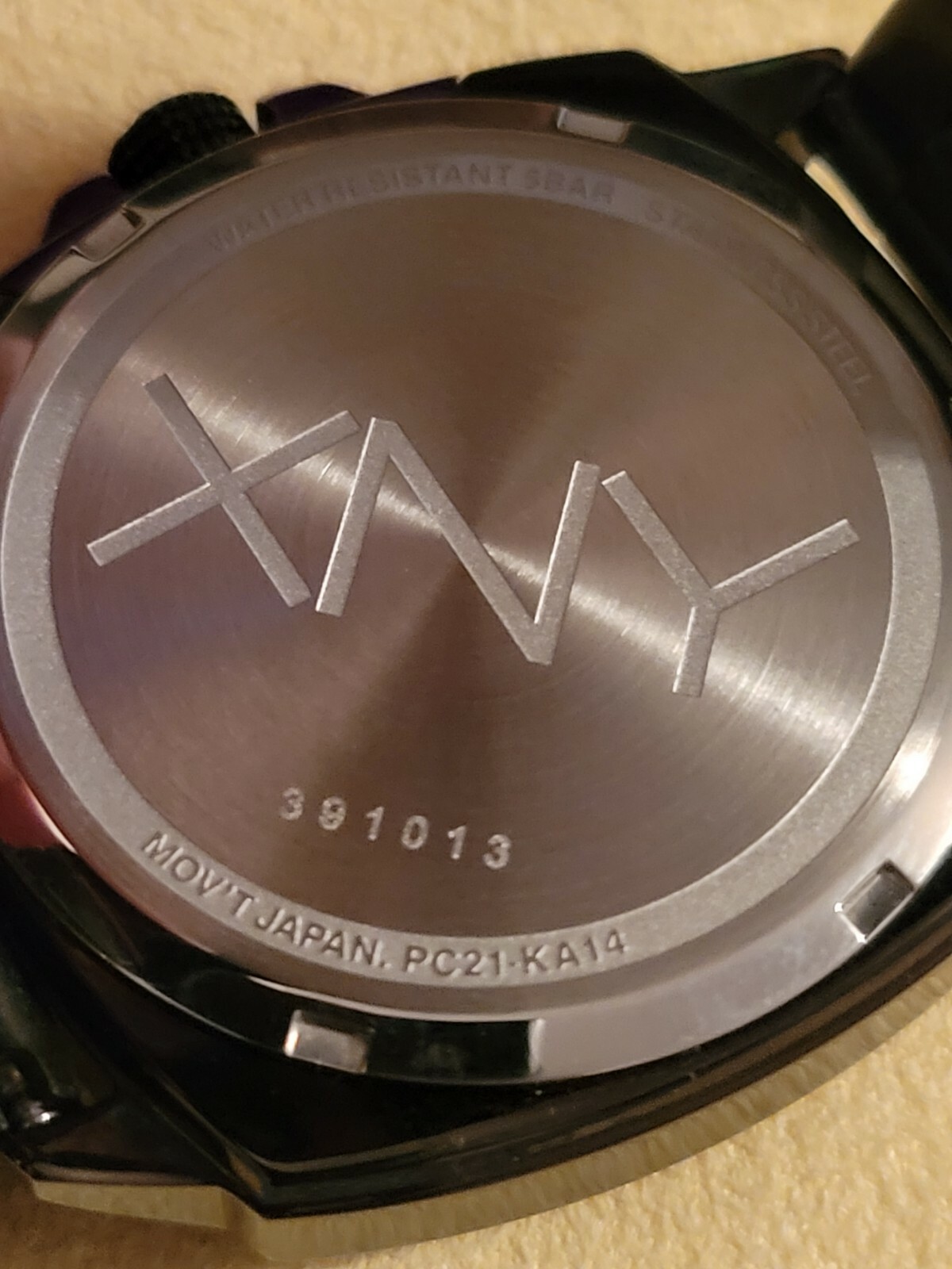 XNY Women Watch Black Purple Tone Metal Band Analog Ladies Japan Movt