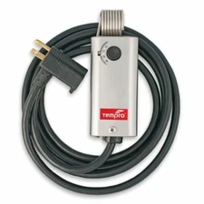 Tempro Line Voltage Portable Thermostat - Steel, NEMA 1 Enclosure