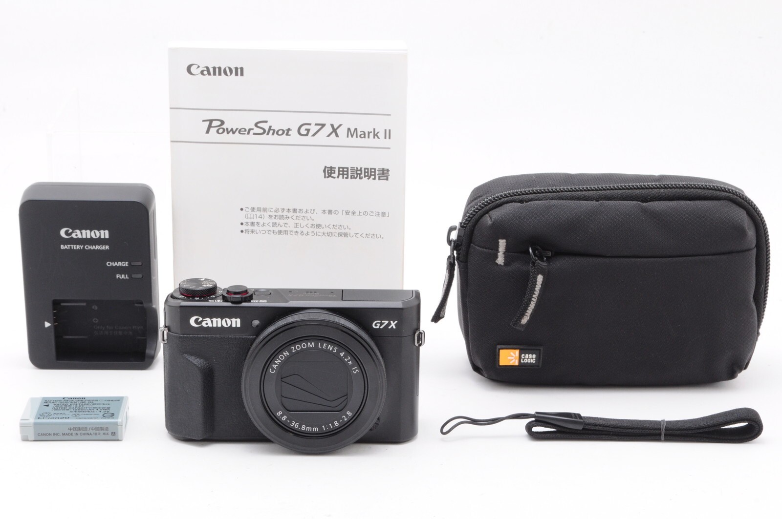 キャノン Canon G7XMark ii 本体 バッテリー2個 充電器 ケース