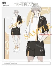 Honkai: Star Rail Trailblazer Cosplay Costumes Short Sleeved Shorts Suit Men