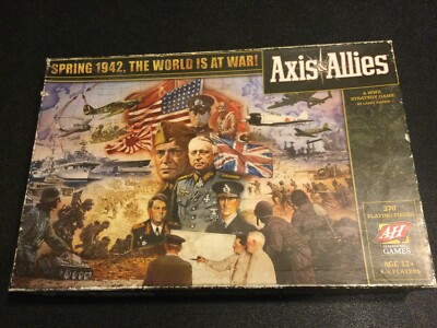 Axis & Allies 1941 & Spring 1942! 2 Board Games in 1- Players Set