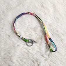 Vera Bradley Breakaway Lanyard W Keyring Blue Floral