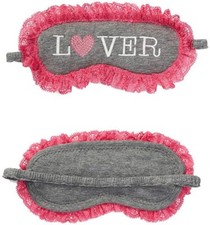 NWT PJ Salvage Lover Travel Sleep Eye Mask Heather Grey US One Size