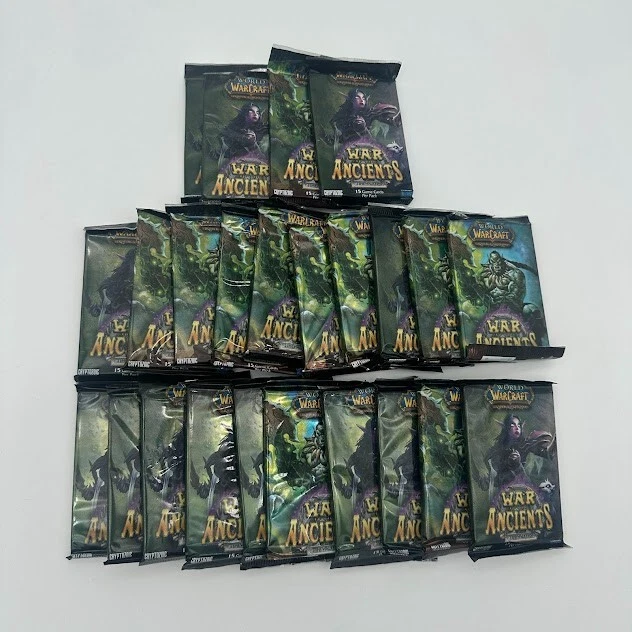 World of Warcraft TCG Sealed Collectible Card Game Packs for sale