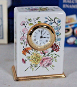 Halcyon Days Enamel Clock | eBay