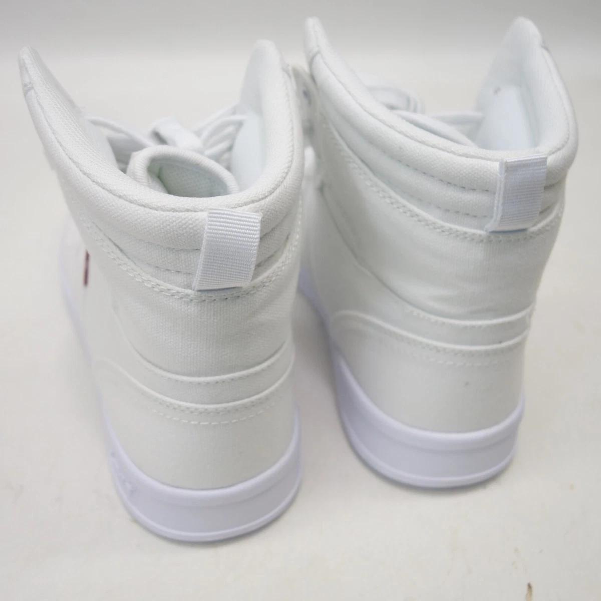Levi's Womens 501 Hi Top White Lace Up Canvas Basketball