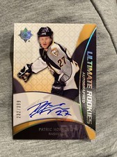 Patric Hornqvist 2008-09 Ultimate Rookies AUTO /399 Stanley Cup FLORIDA PANTHERS