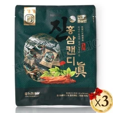6 Years Korean Red Ginseng Candy 200g 3Bags Nutritious Energy Snack For the Aged