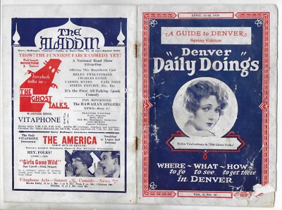 A Guide to Denver Spring Edition, Denver Daily Doings April 13-20, 1929