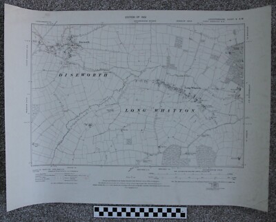 1900 Now Ordnance Survey Plan Map Vatican