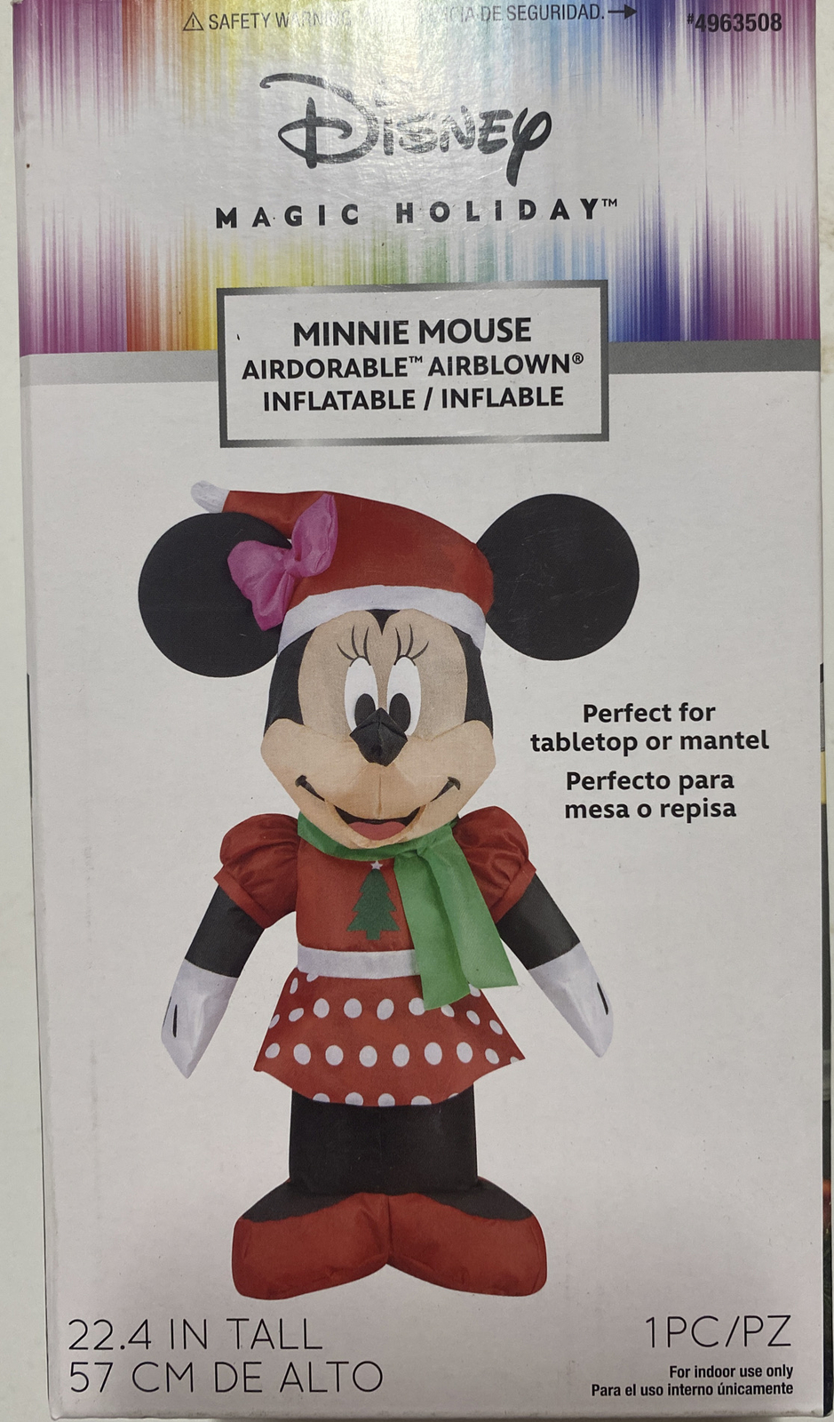 Disney Minnie Mouse Airdorable Airblown Inflatable - Indoor Use 22 ...