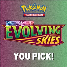 Pokemon Evolving Skies Sword & Shield Singles NEAR MINT Single Cards NM You Pick