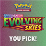 Pokemon Evolving Skies Sword & Shield Singles NEAR MINT Single Cards NM You Pick