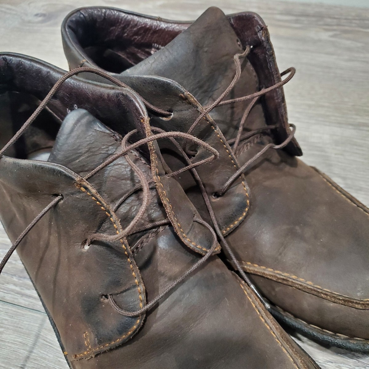 Born Henrik Mens Chukka Ankle Boots Brown Leather Lace Up Sz 9/40.5 Born Henrik Mens Chukka Ankle Boots Brown Leather Lace Up Sz  main image 3