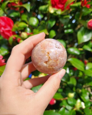Super glitzernde rosa Amethyst Kugel mit Zucker Druzy, 5 cm Kristall auf Ständer, Geschenke