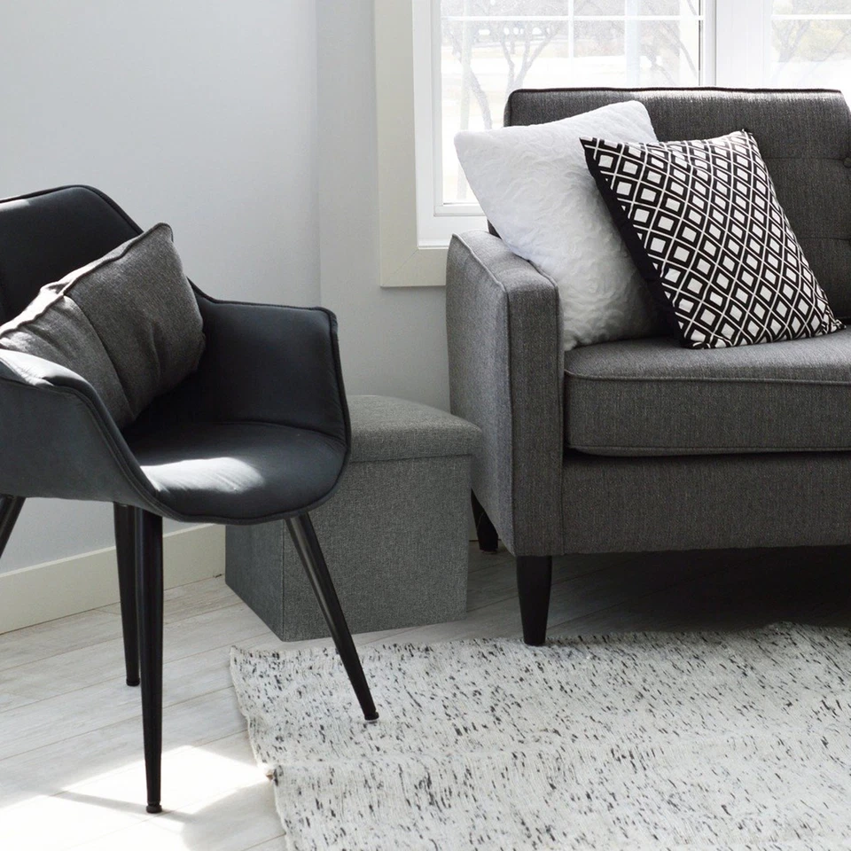 2x Faltbarer Hocker, Sitzhocker mit Stauraum, Aufbewahrungsbox, 40 L - Bild 2 von 4