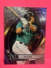Topps 2022 Bowman Platinum Ice Foilboard Cal Raleigh Rookie #83 Mariners MLB