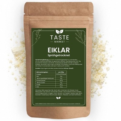 Eiklarpulver | Ei Pulver | Eiweißpulver  | Eipulver I Taste Market