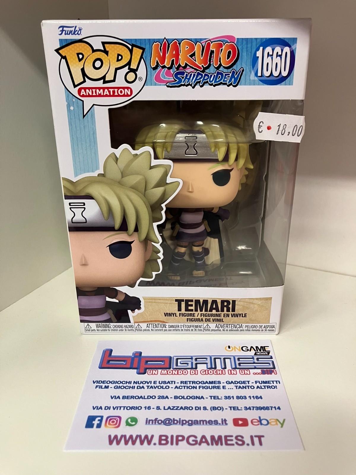 Funko Pop Animation Naruto Shippuden 1660 Temari | NEW