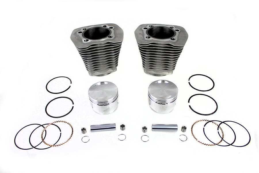 88 inch Evolution Big Bore Cylinder Kit Silver for Harley-Davidson