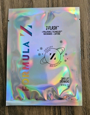 1 Pair FORMULA Z Z-Flash Cryo Lift Eye Mask 0.28 oz Brand New in Package