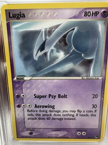 Lugia graded PSA 10 for sale on eBay